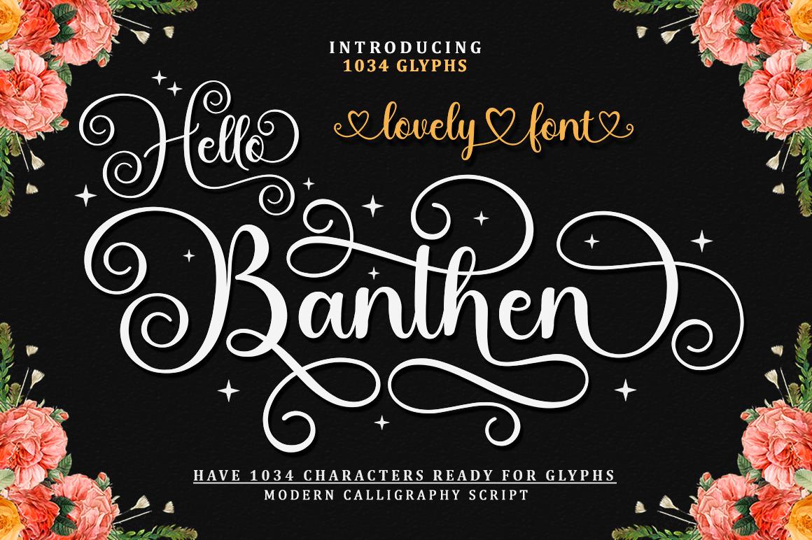 Hello Banthen Font