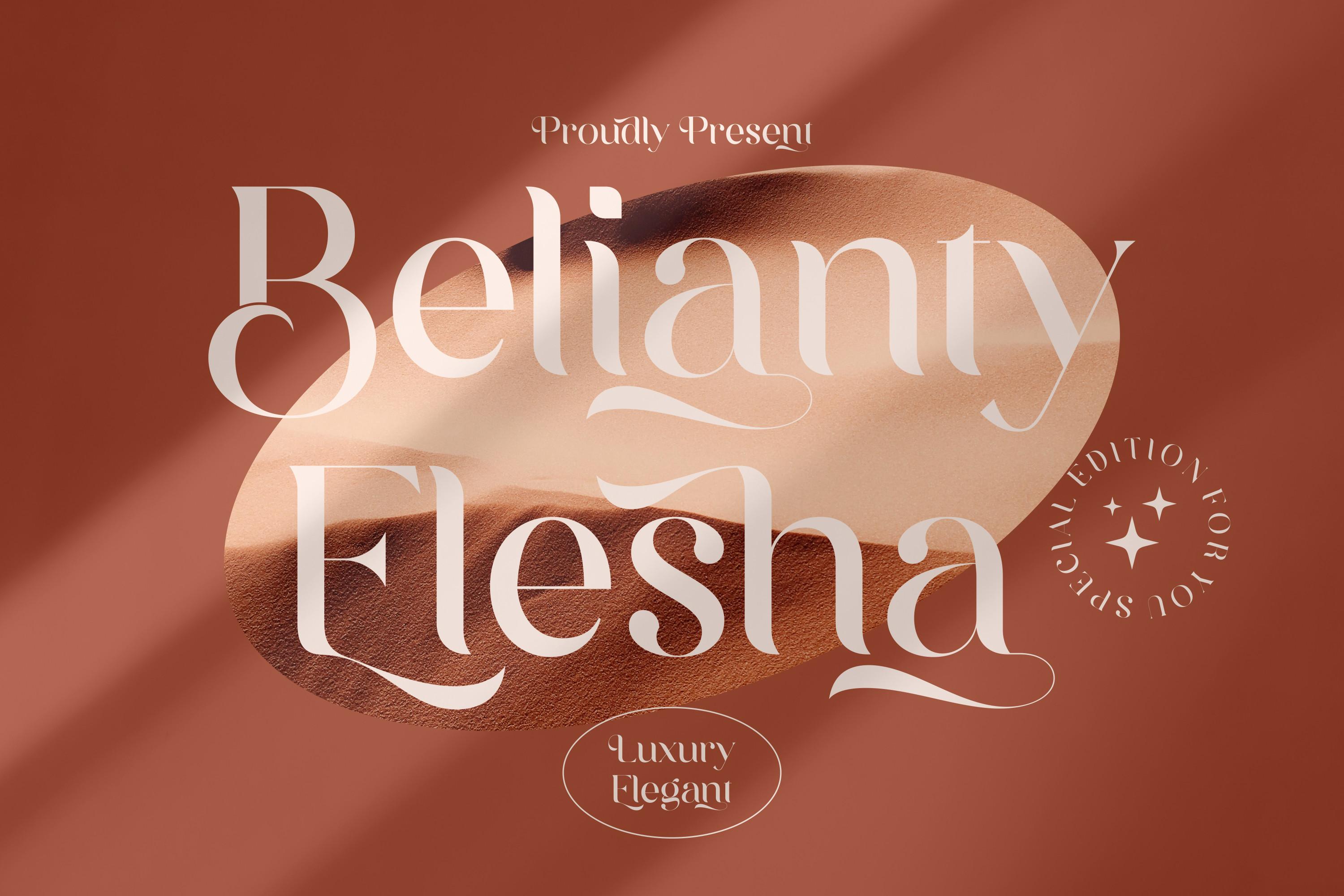 Belianty Elesha Font