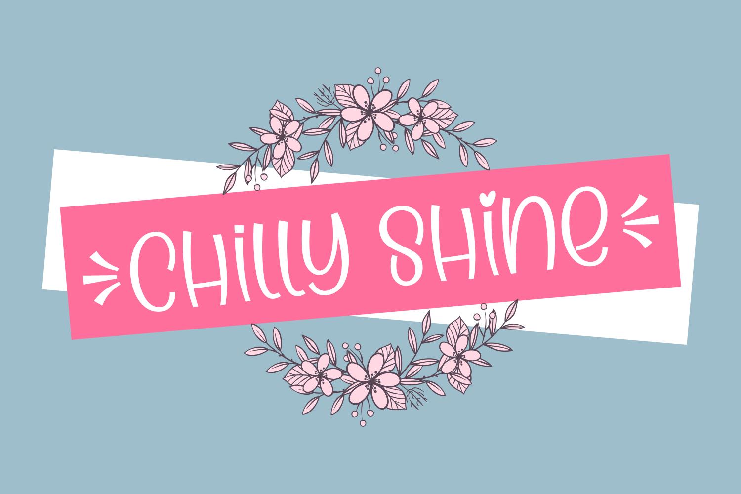 Chilly Shine Font