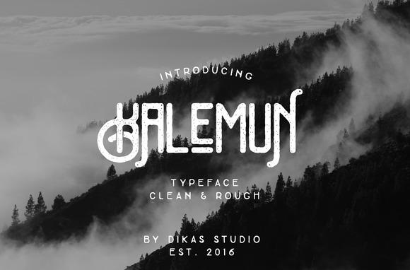 Kalemun Typeface Font