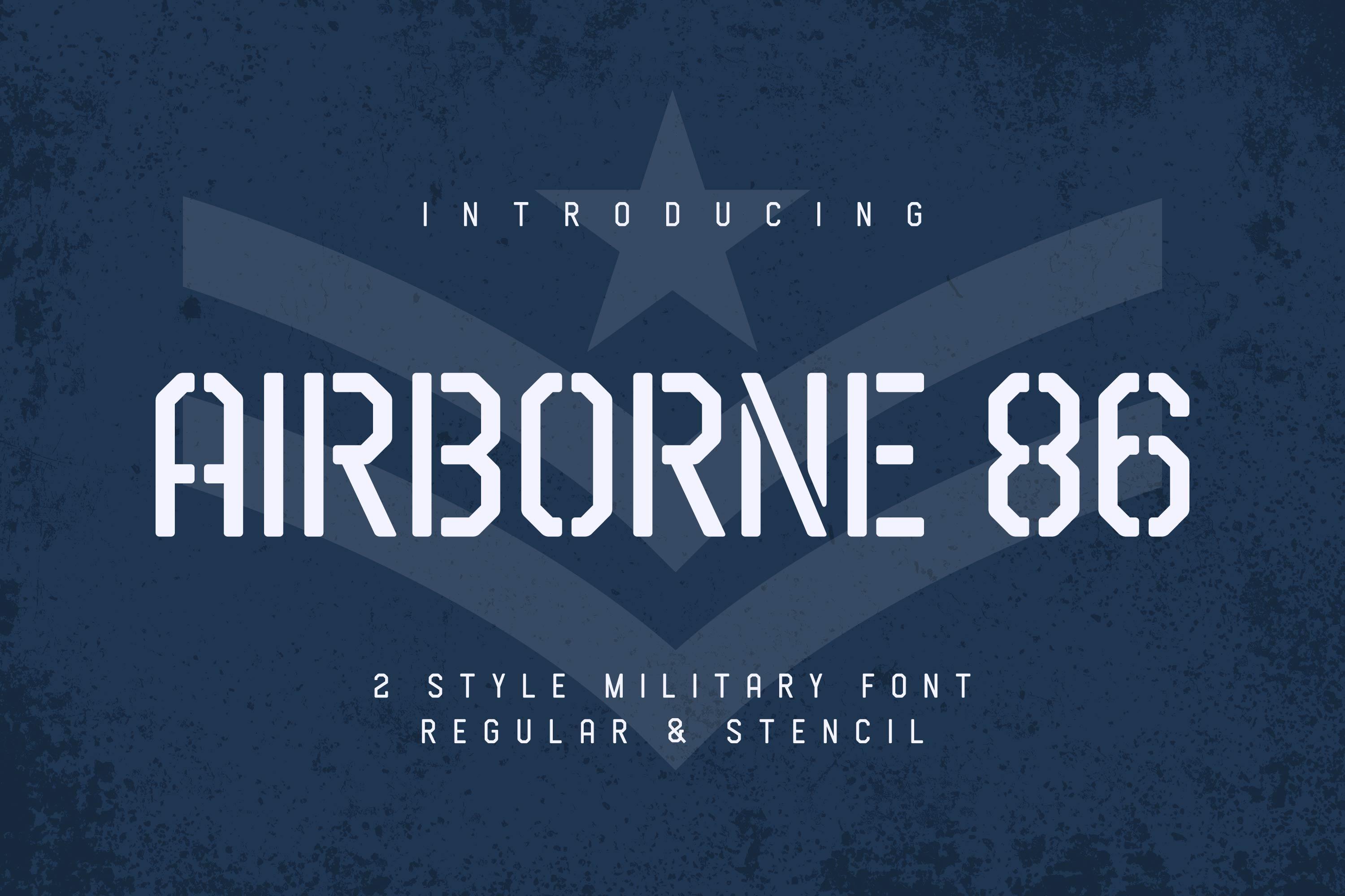 Airborne 86 Font