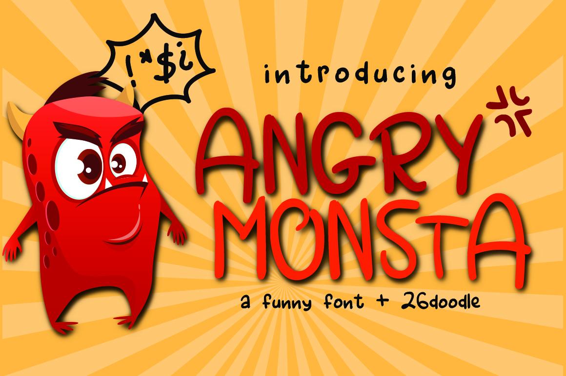 Angry Monsta Font