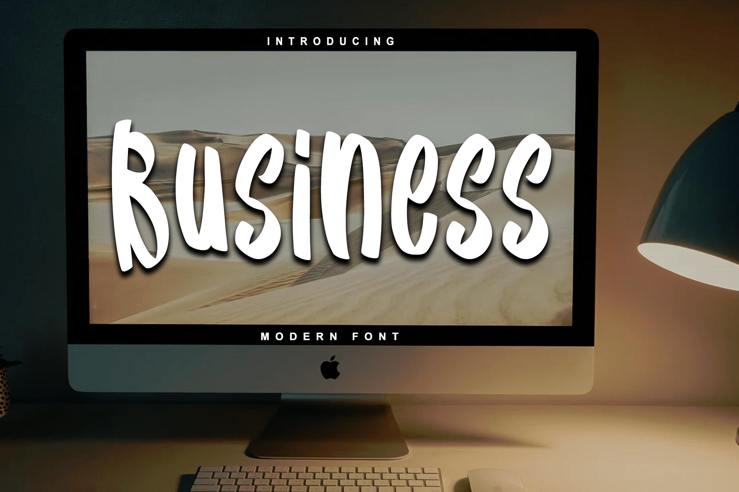Business Font