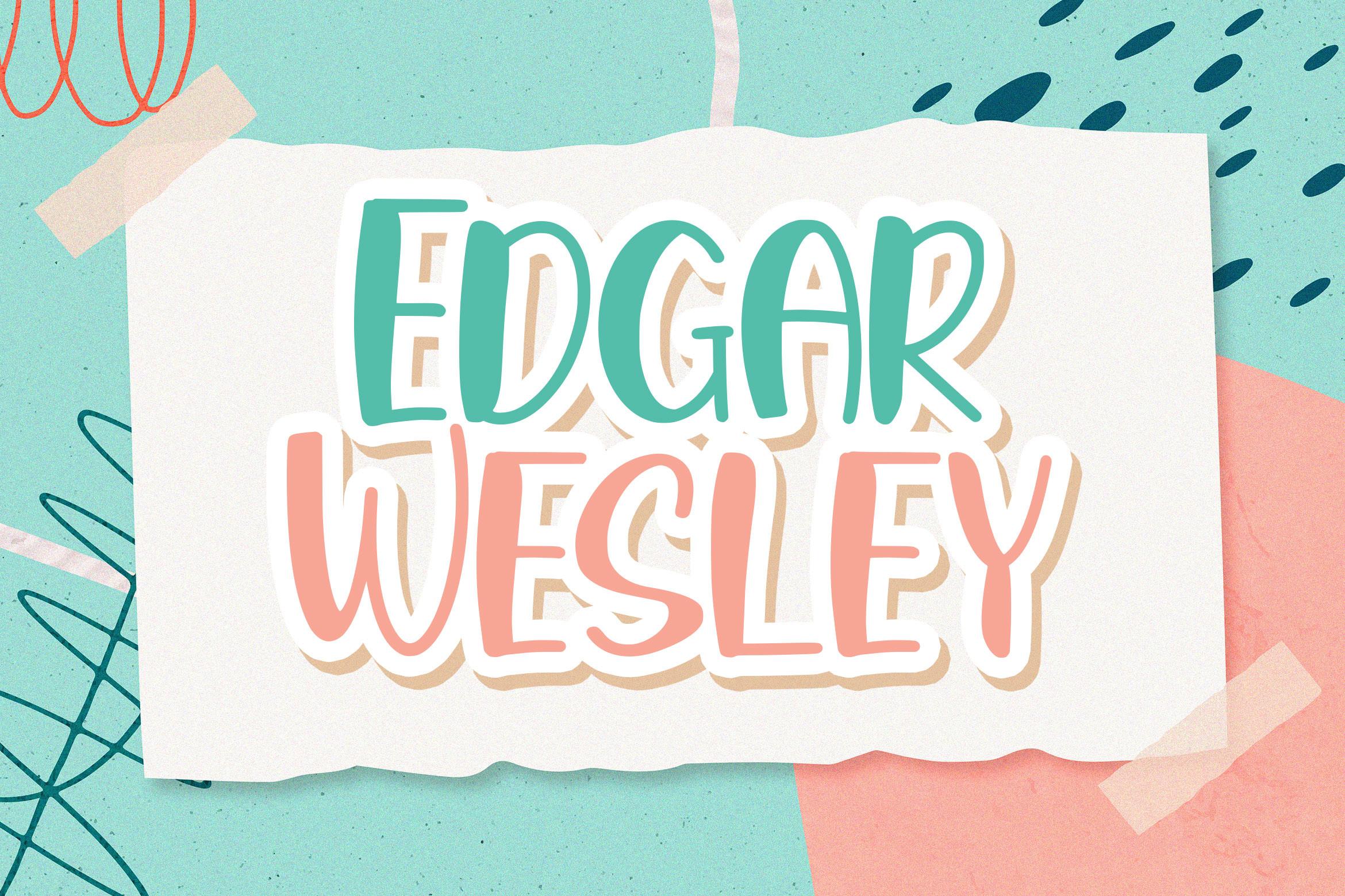 Edgar Wesley Font