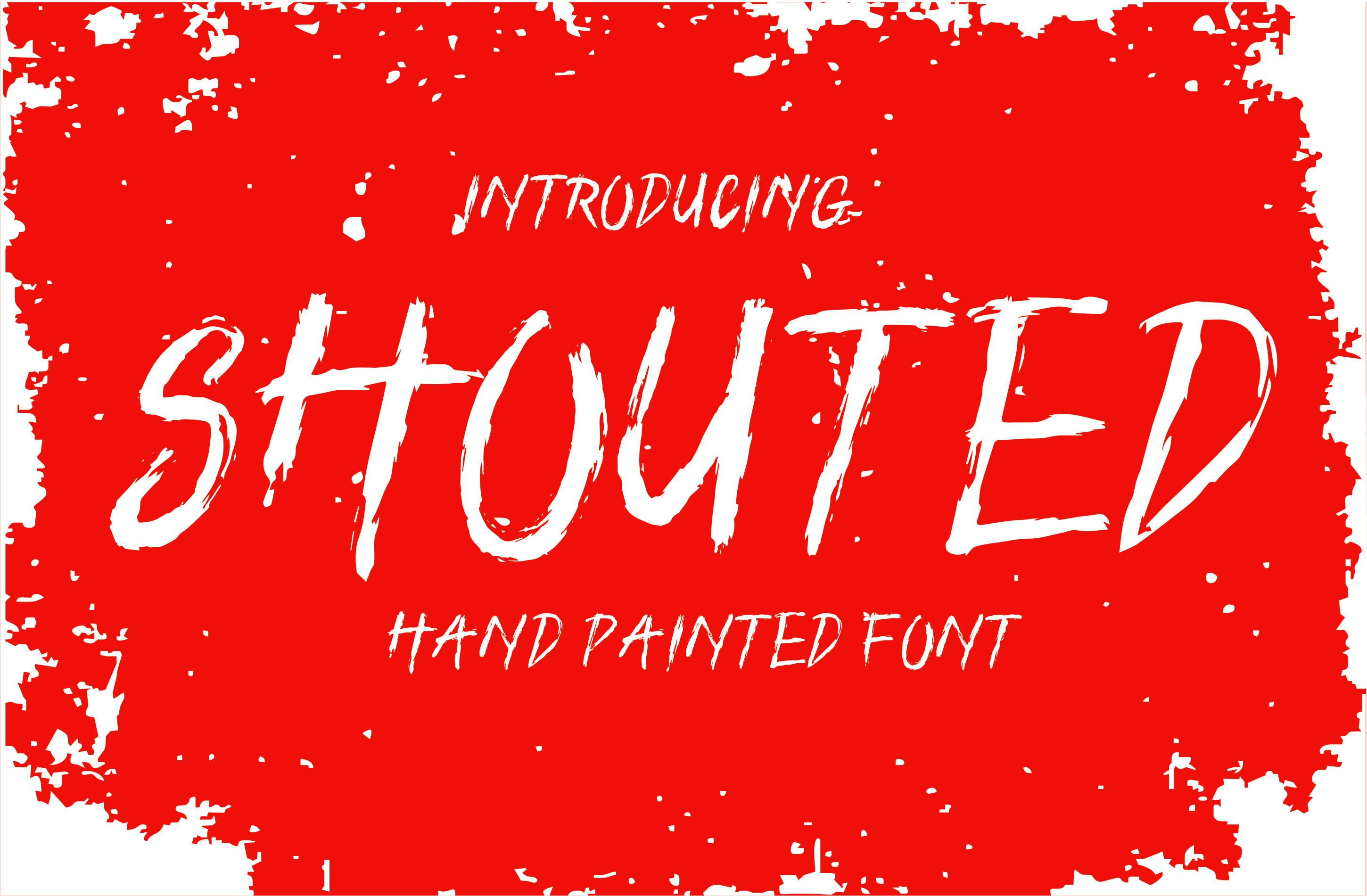 Shouted Font
