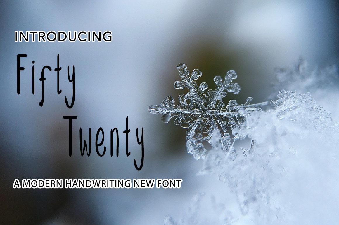 Fifty Twenty Font