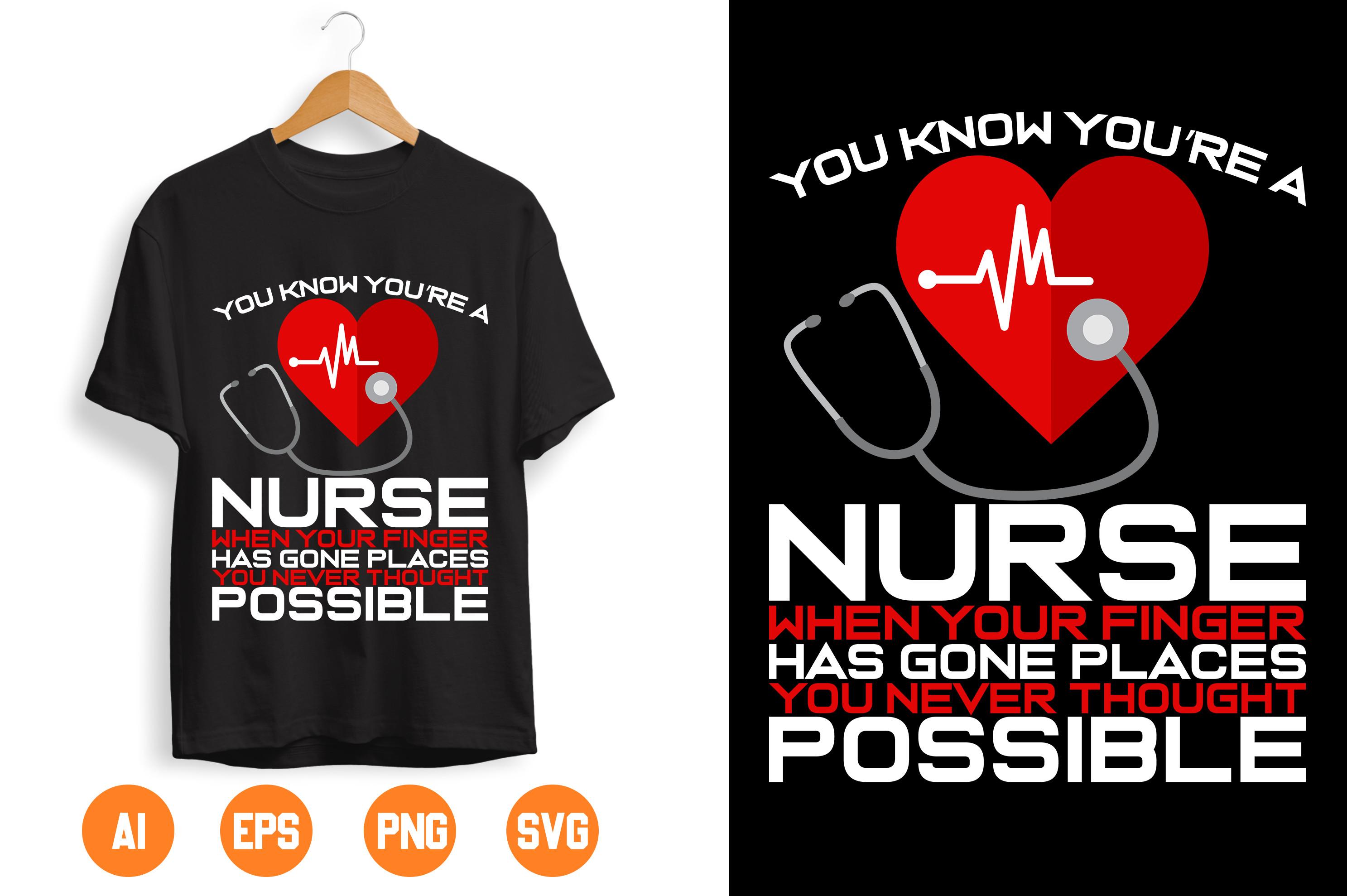 Nurse T-shirt Design 86