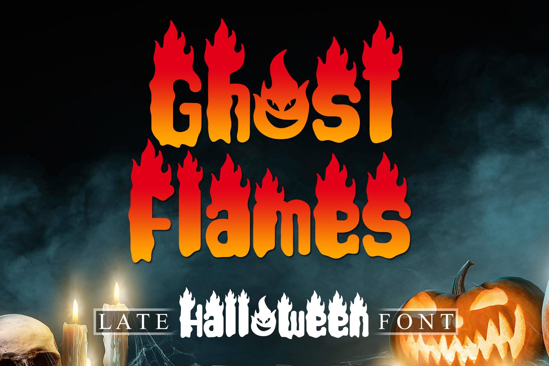 Ghost Flames Font