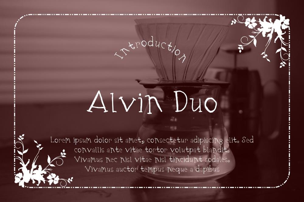 Alvin Duo Font