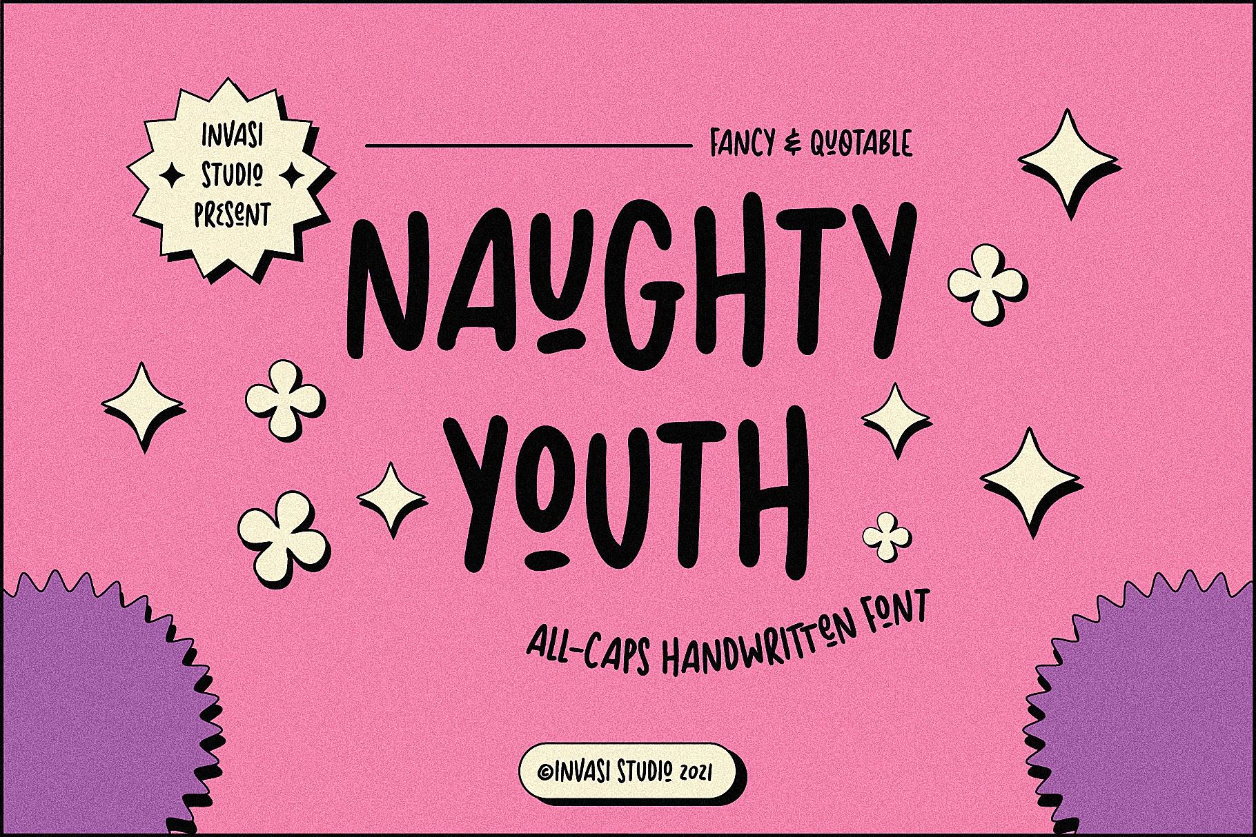 Naughty Youth Font