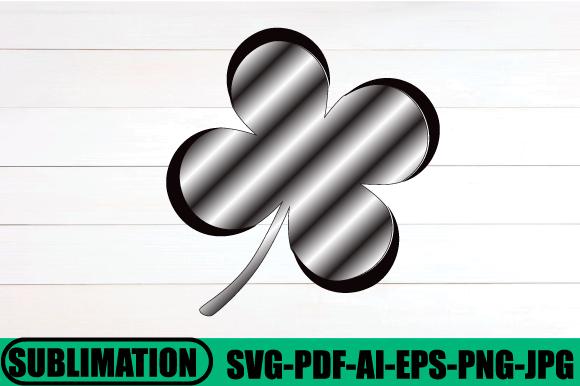 Shamrock Leopard Sublimation Design Svg
