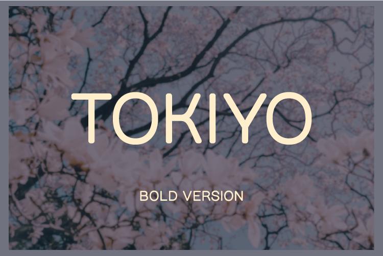 Tokiyo Bold Font