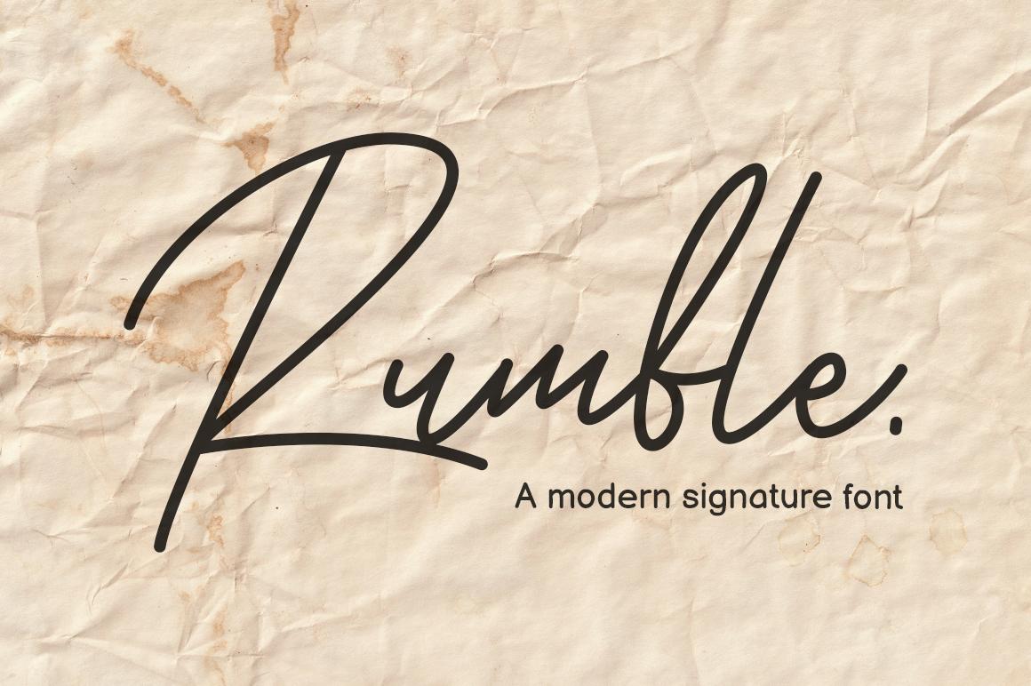Rumble Font
