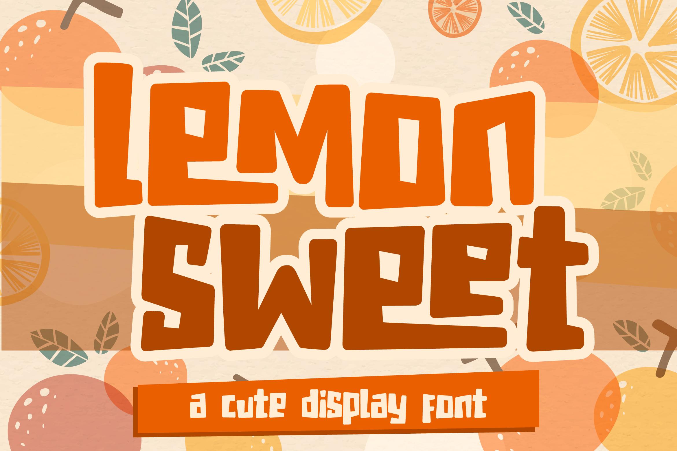 Lemon Sweet Font
