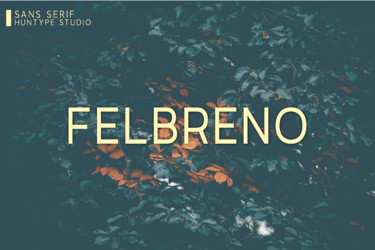 Felbreno Font