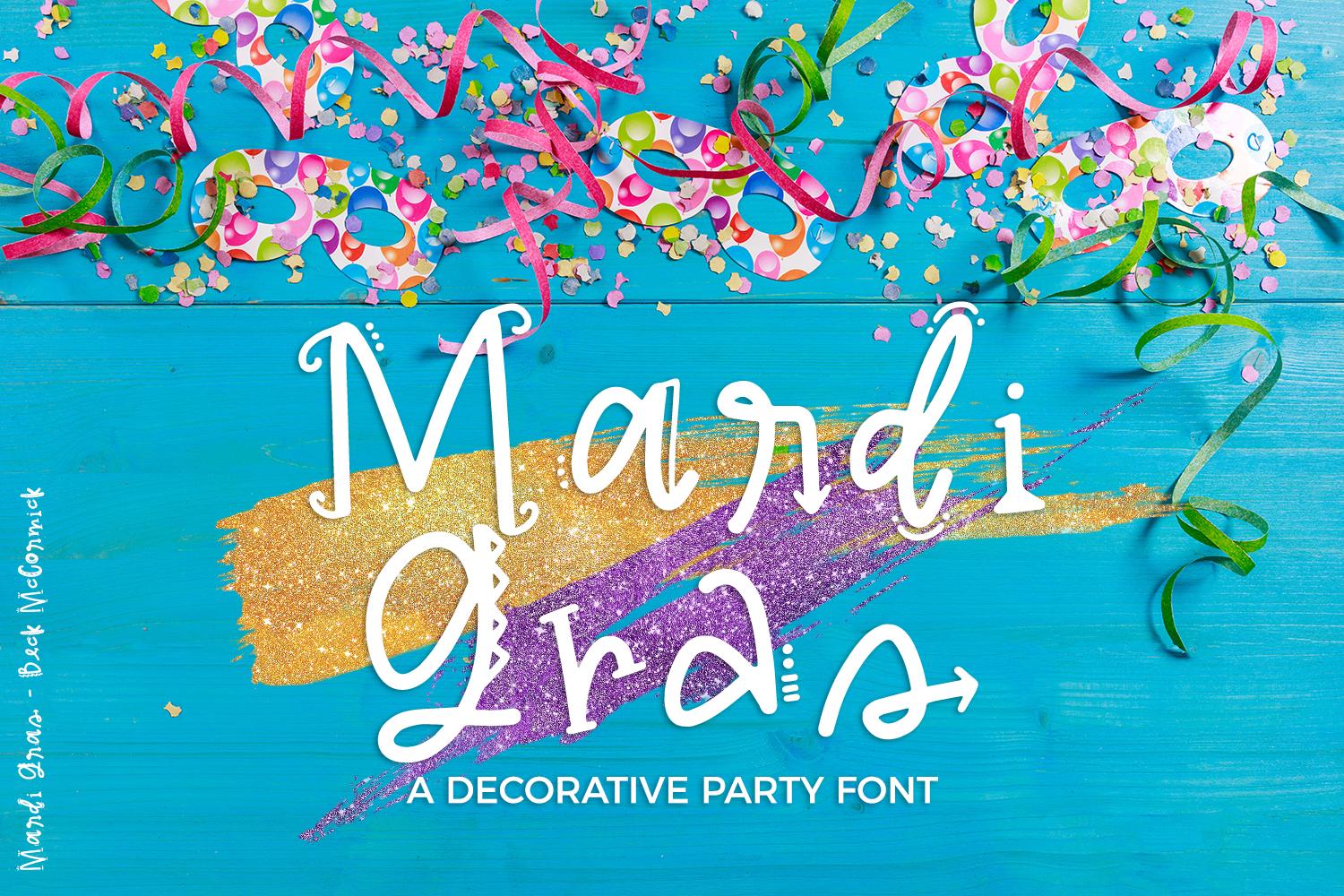 Mardi Gras Font