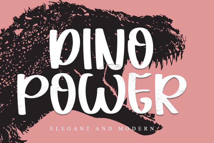Dino Power Font