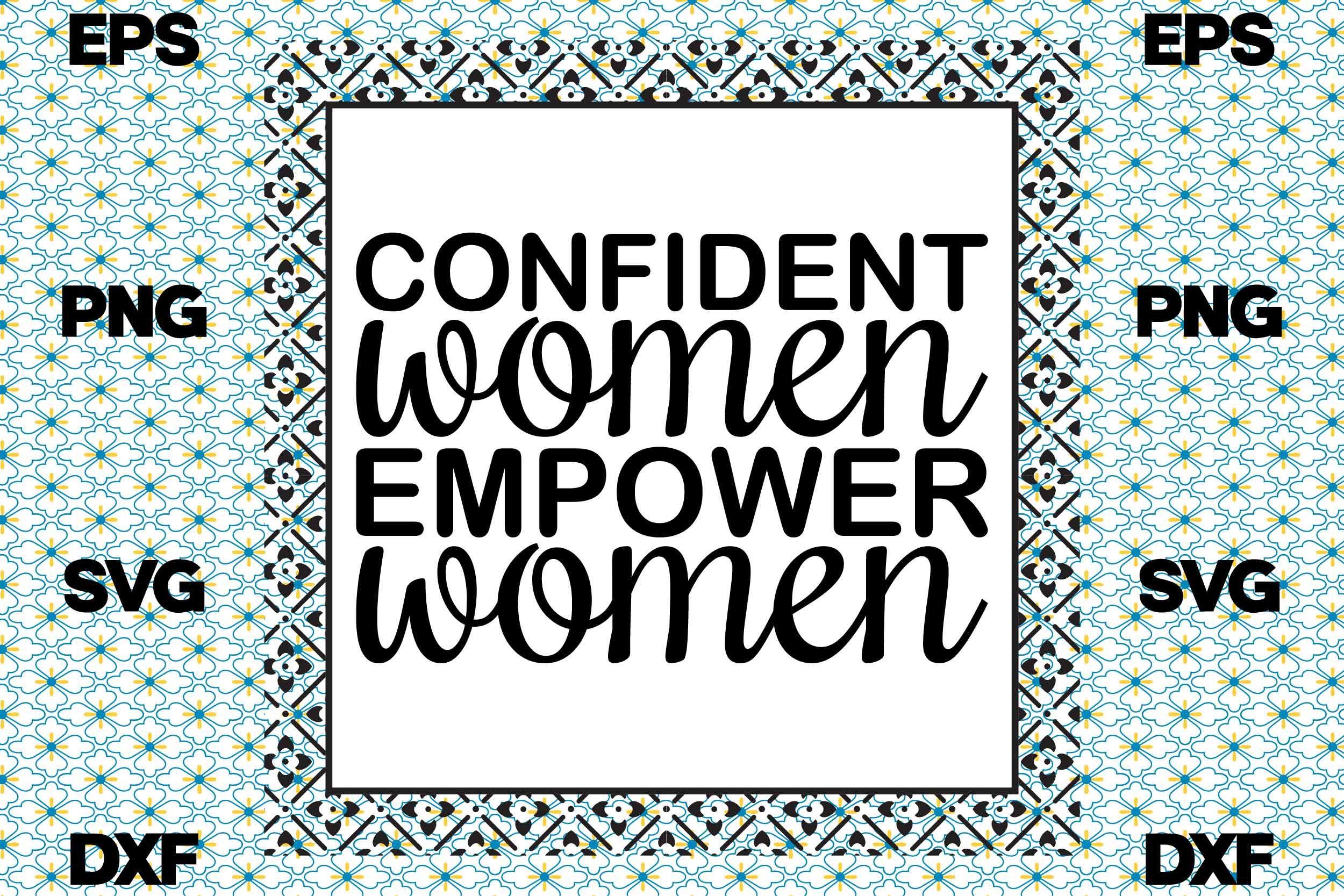 Strong Woman Svg Design, Confident Women