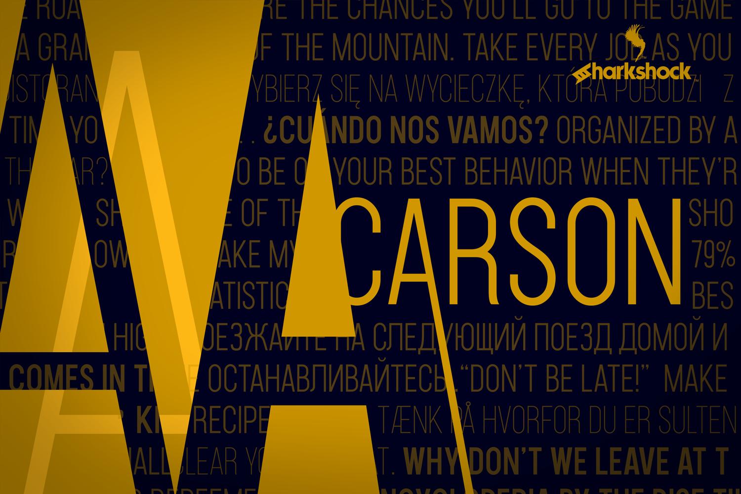 Carson Font