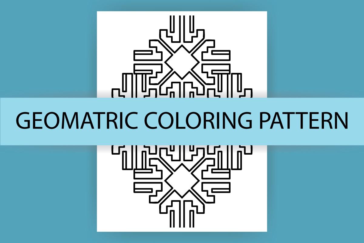 Coloring Pattern Kdp - Adult Geometric