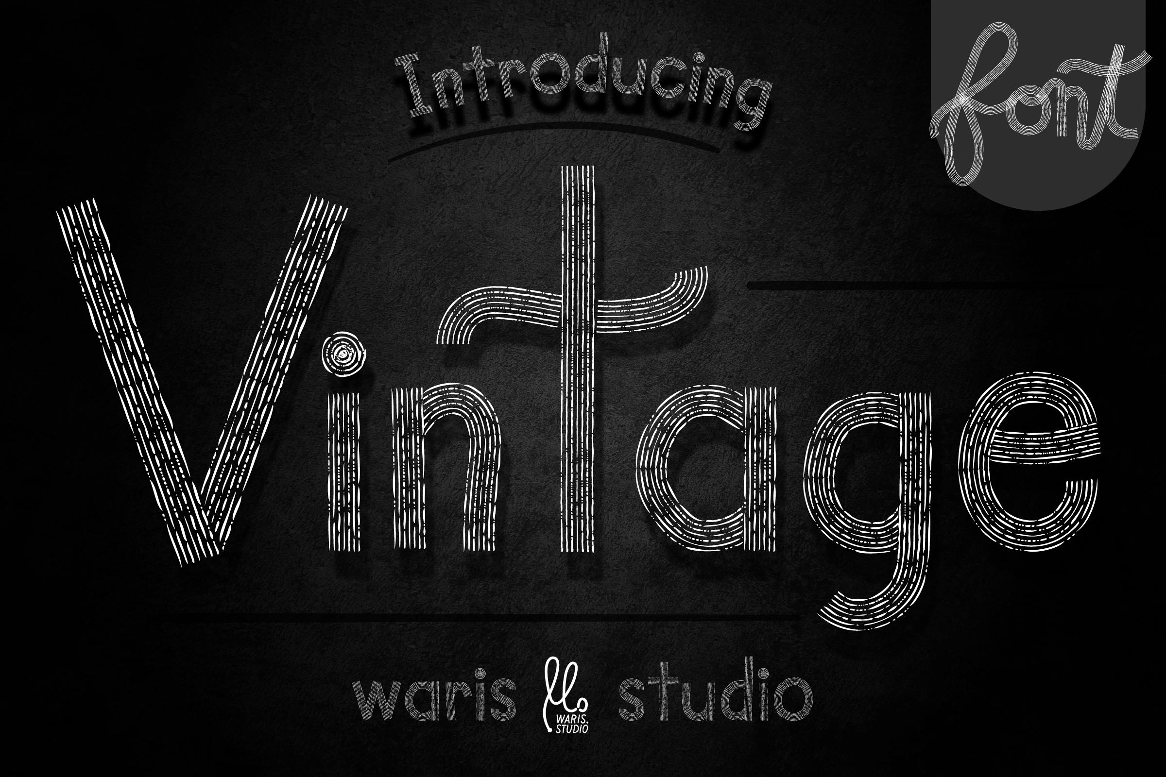 Vintage Font