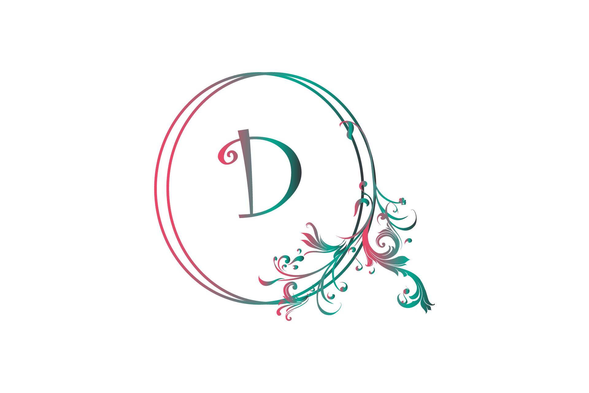 Monogram Flower
