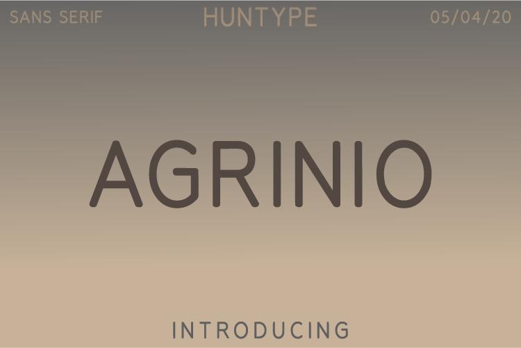 Agrinio Font