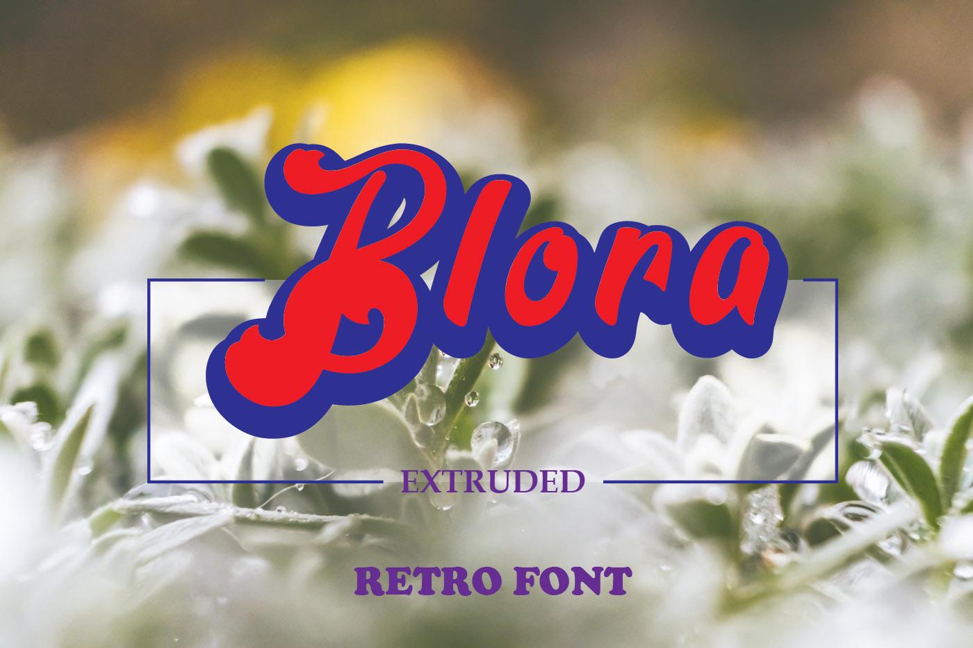 Blora Font
