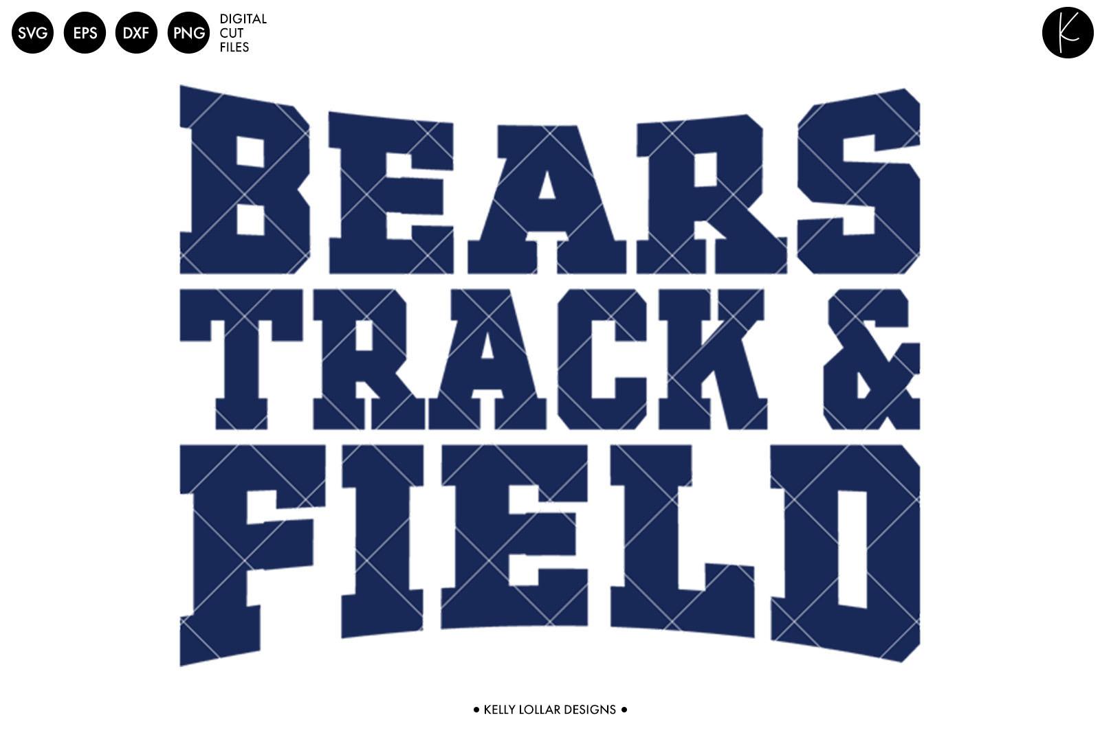 Bears Track & Field Curved