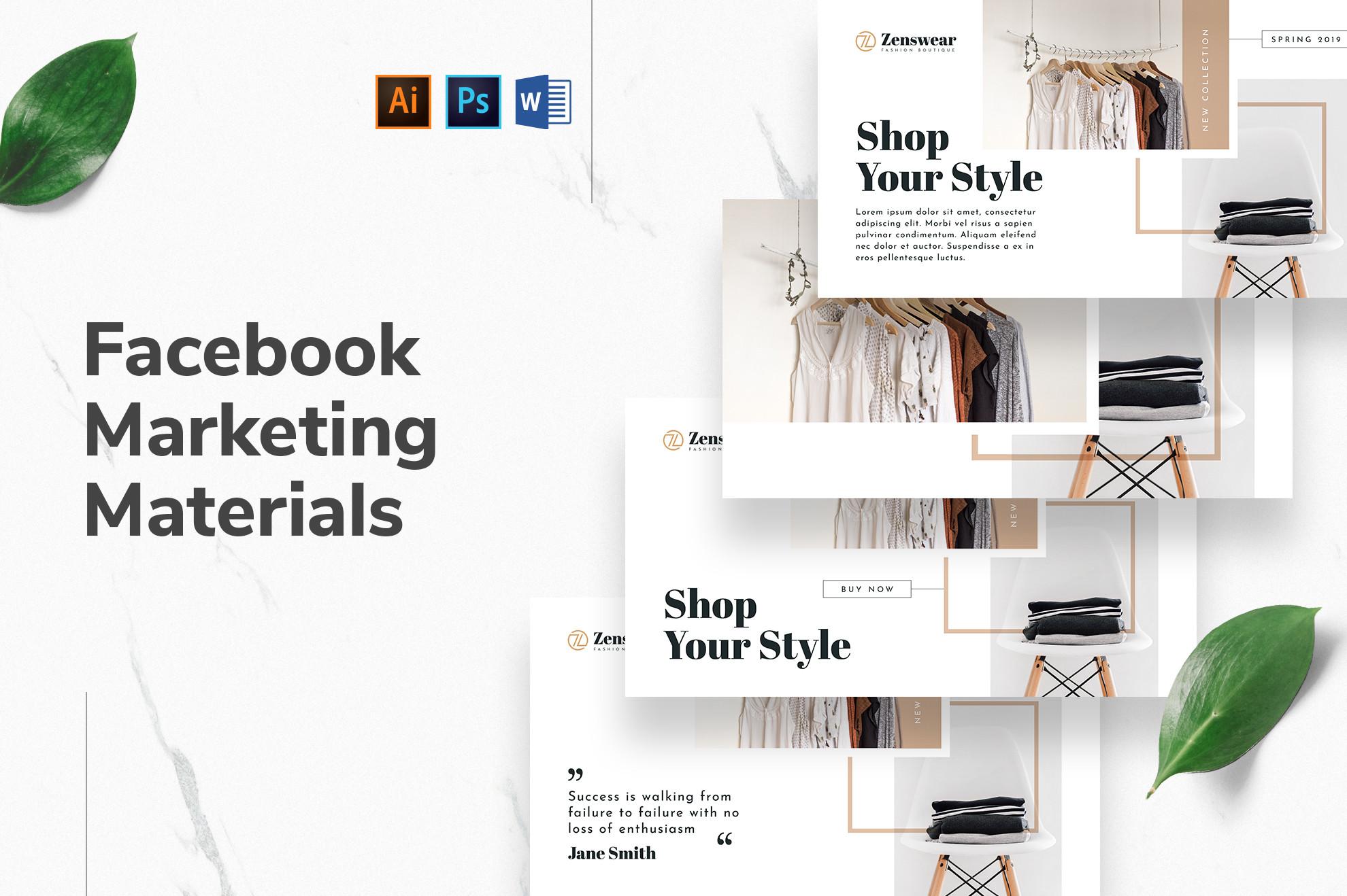 Boutique Facebook Templates