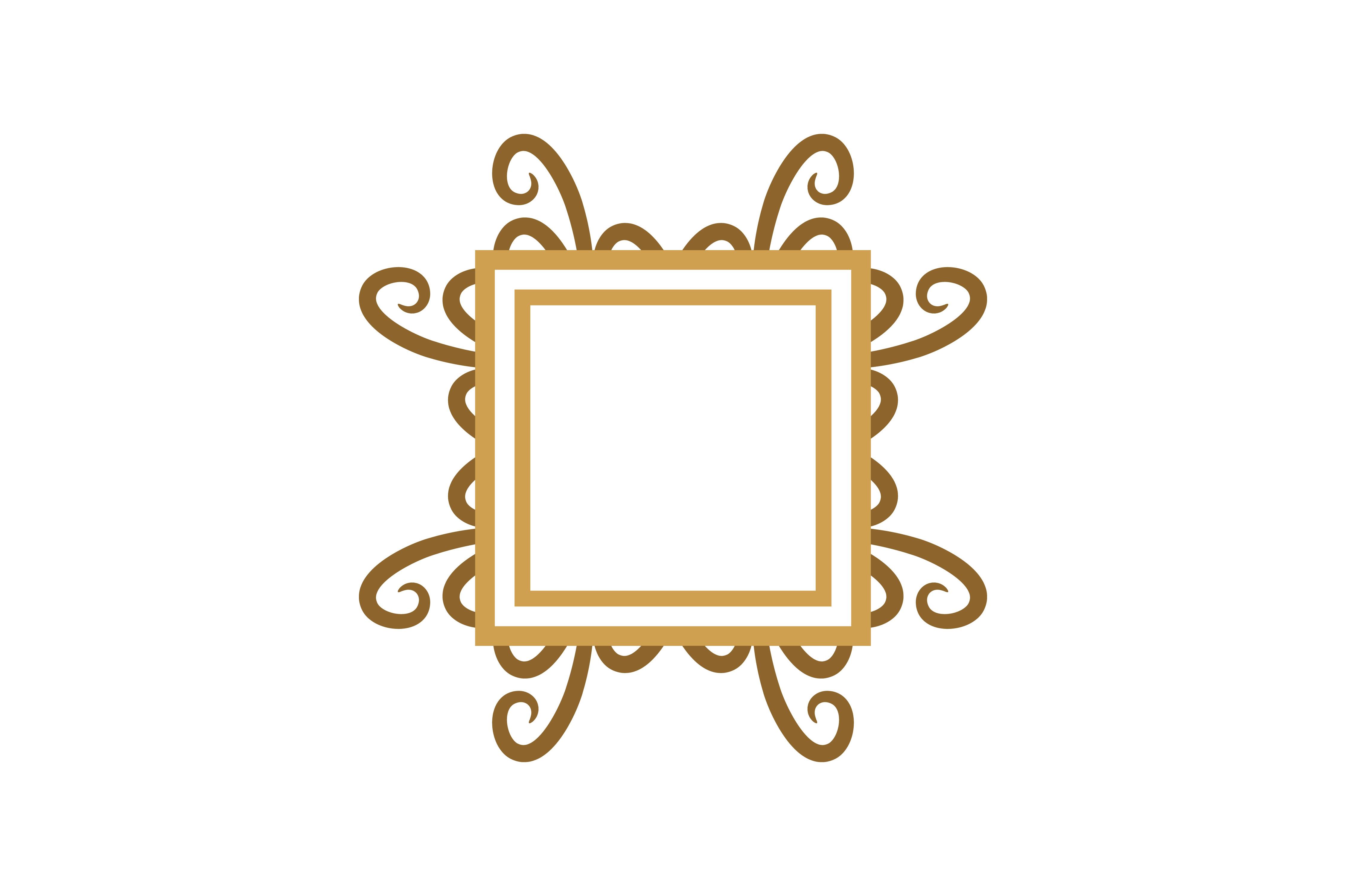 Frame Floral Decorative