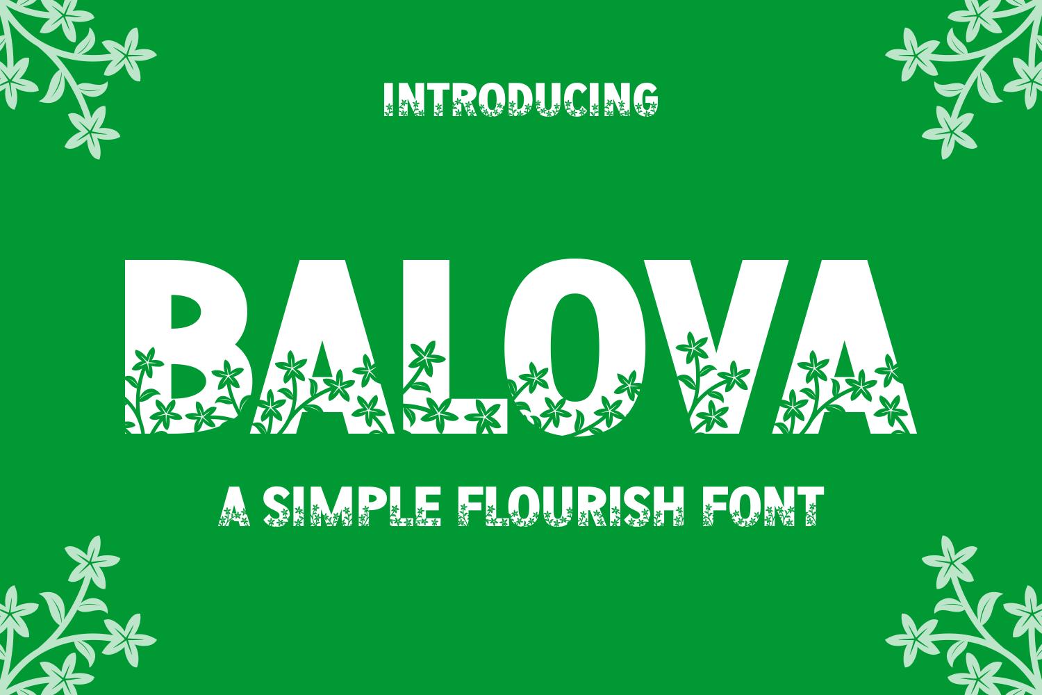 Balova Font