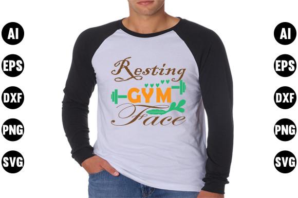 Gym  Svg Design, Resting Gym Face
