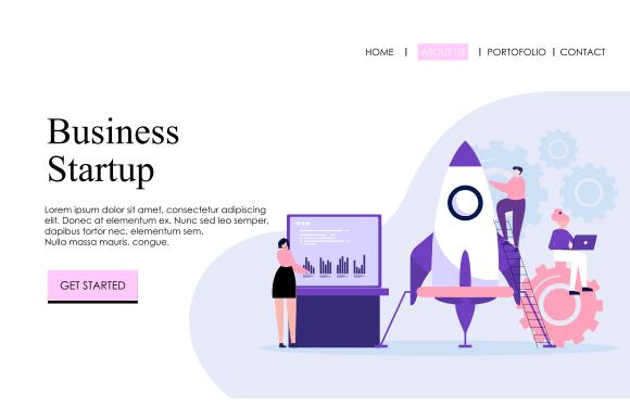 Landing Page Business Startup