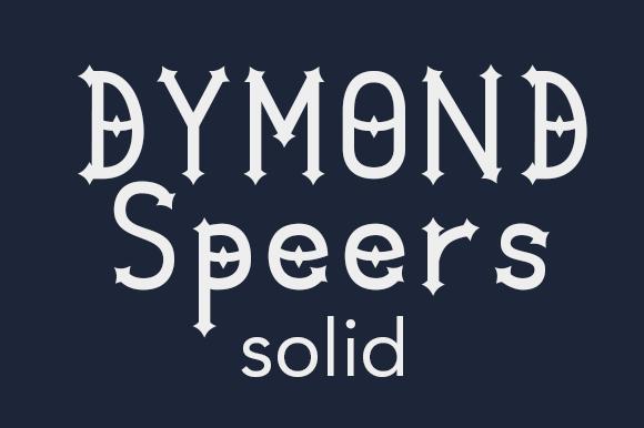 Dymond Speers Solid Font