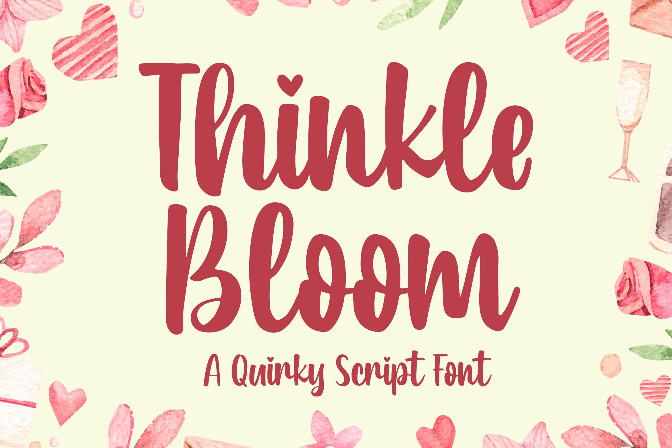 Thinkle Bloom Font