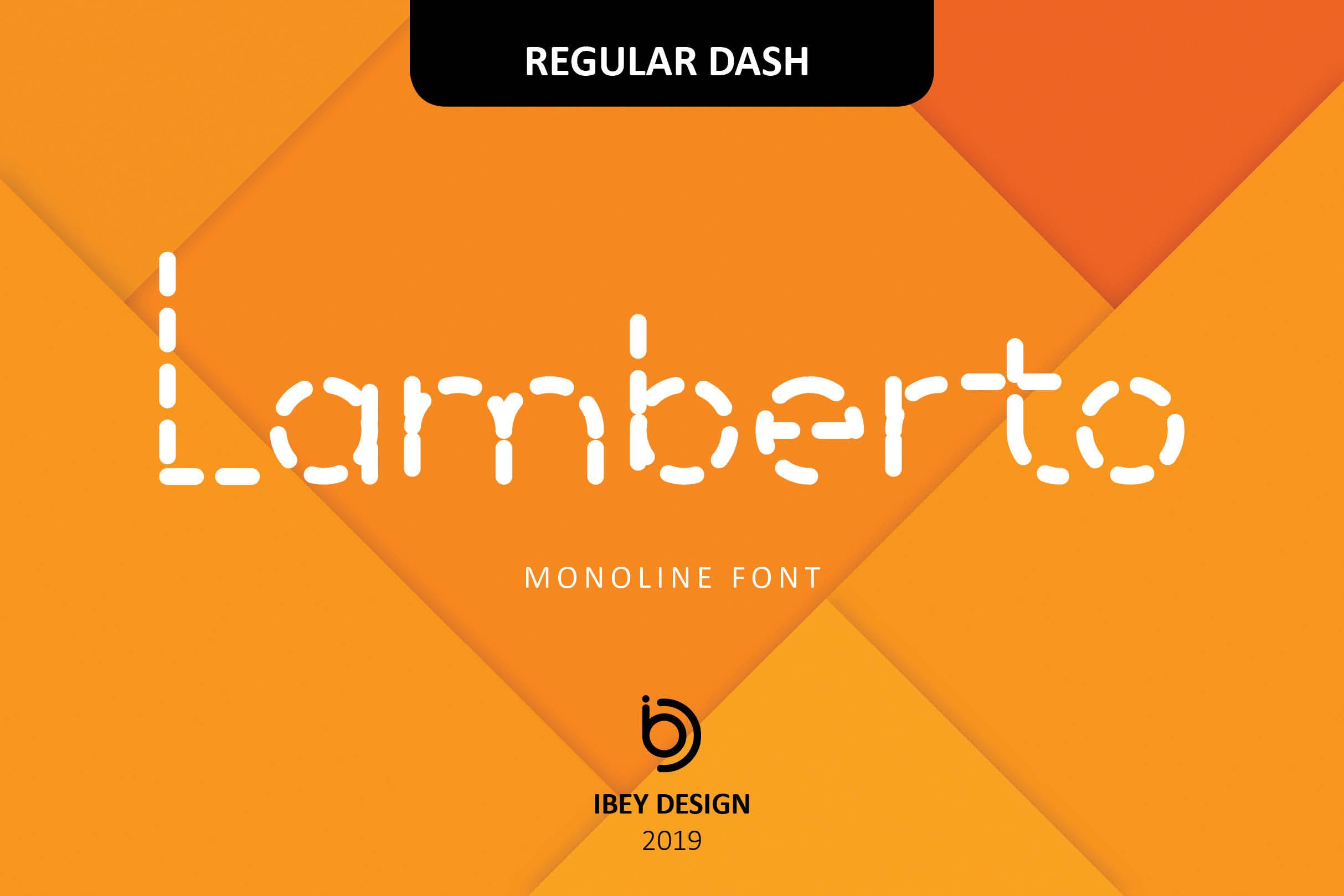 Lamberto Dash Font