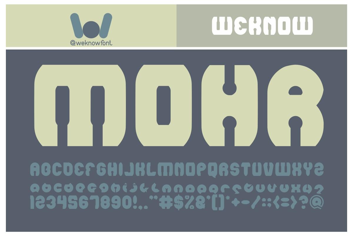 Mohr Font