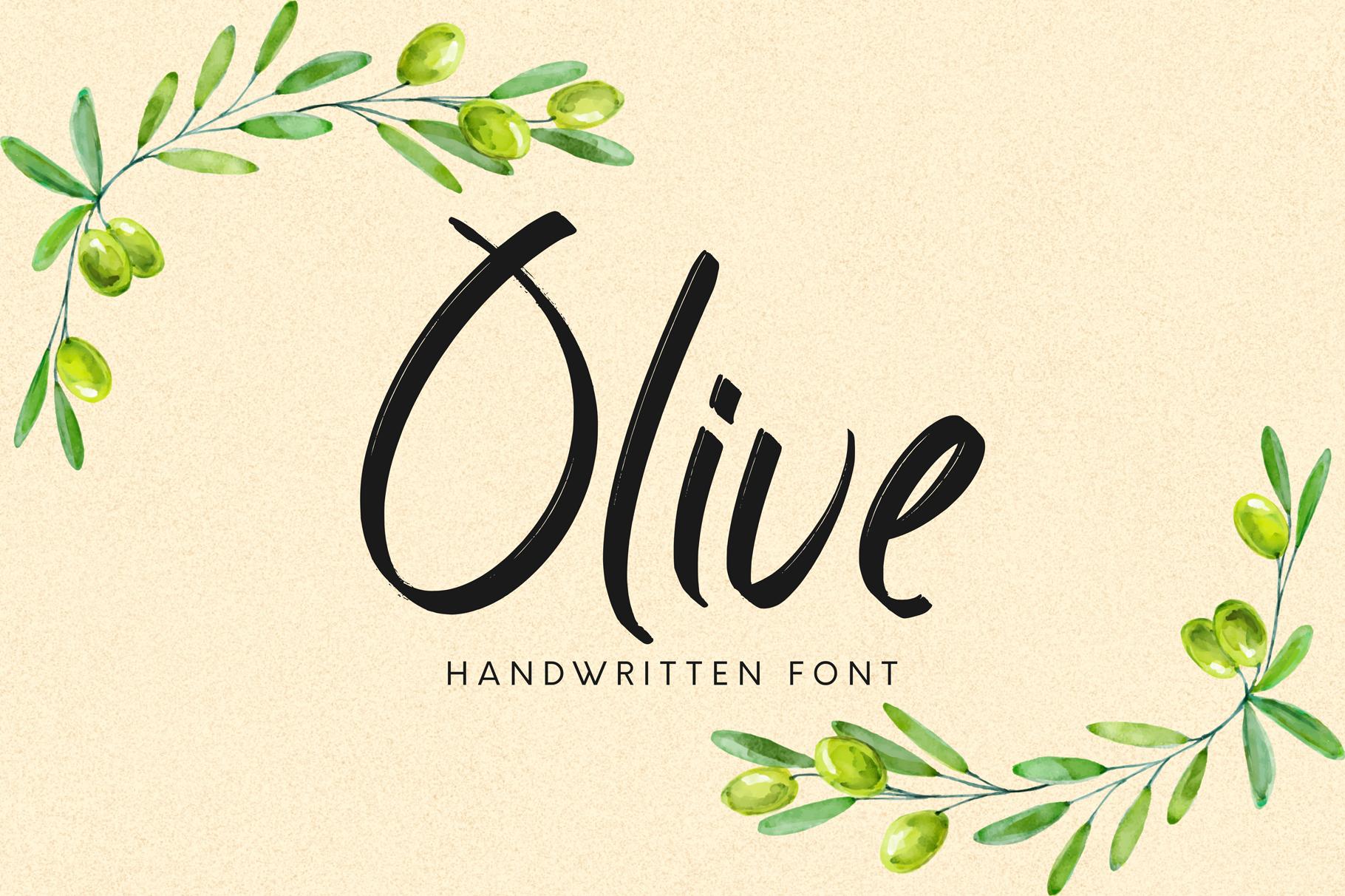 Olive Font