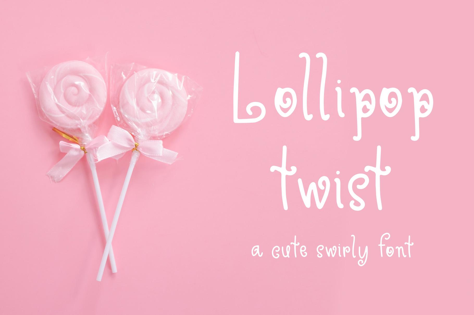 Lollipop Twist Font