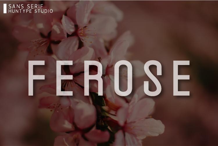 Ferose Font