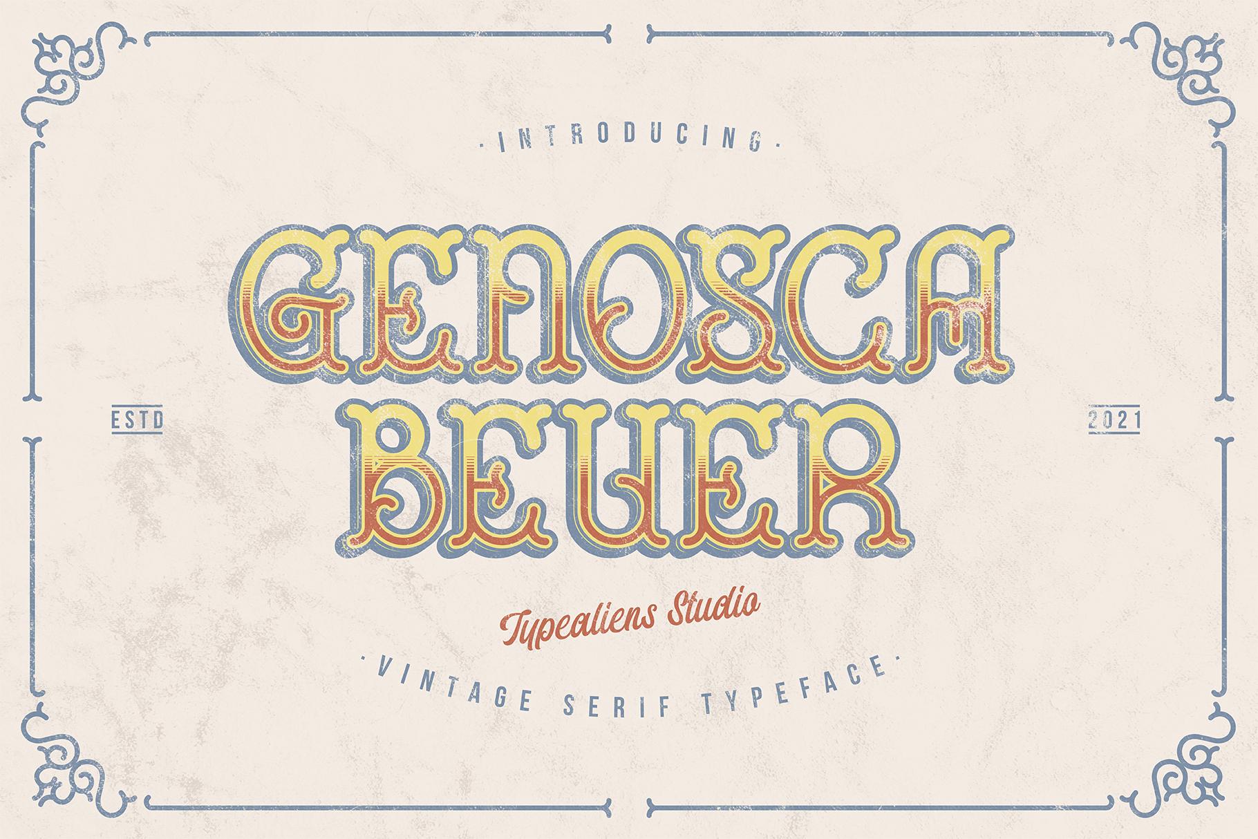 Genosca Beuer Font