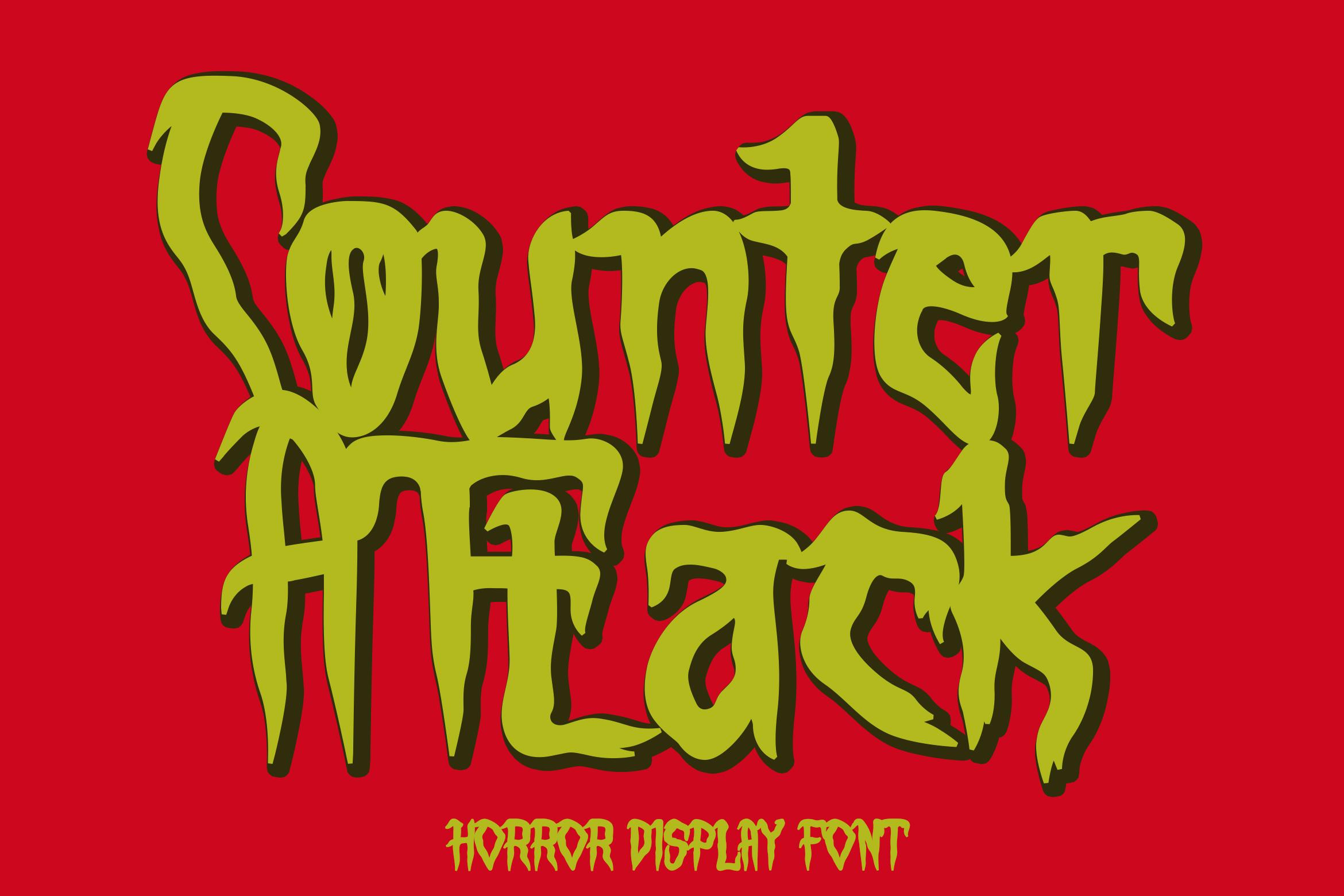Counter Attack Font