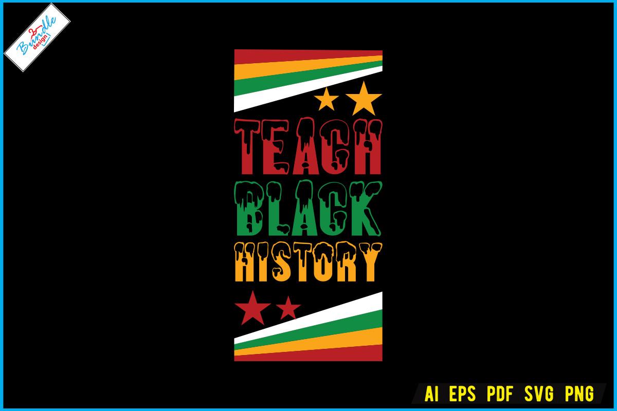 Black History T-Shirt Design