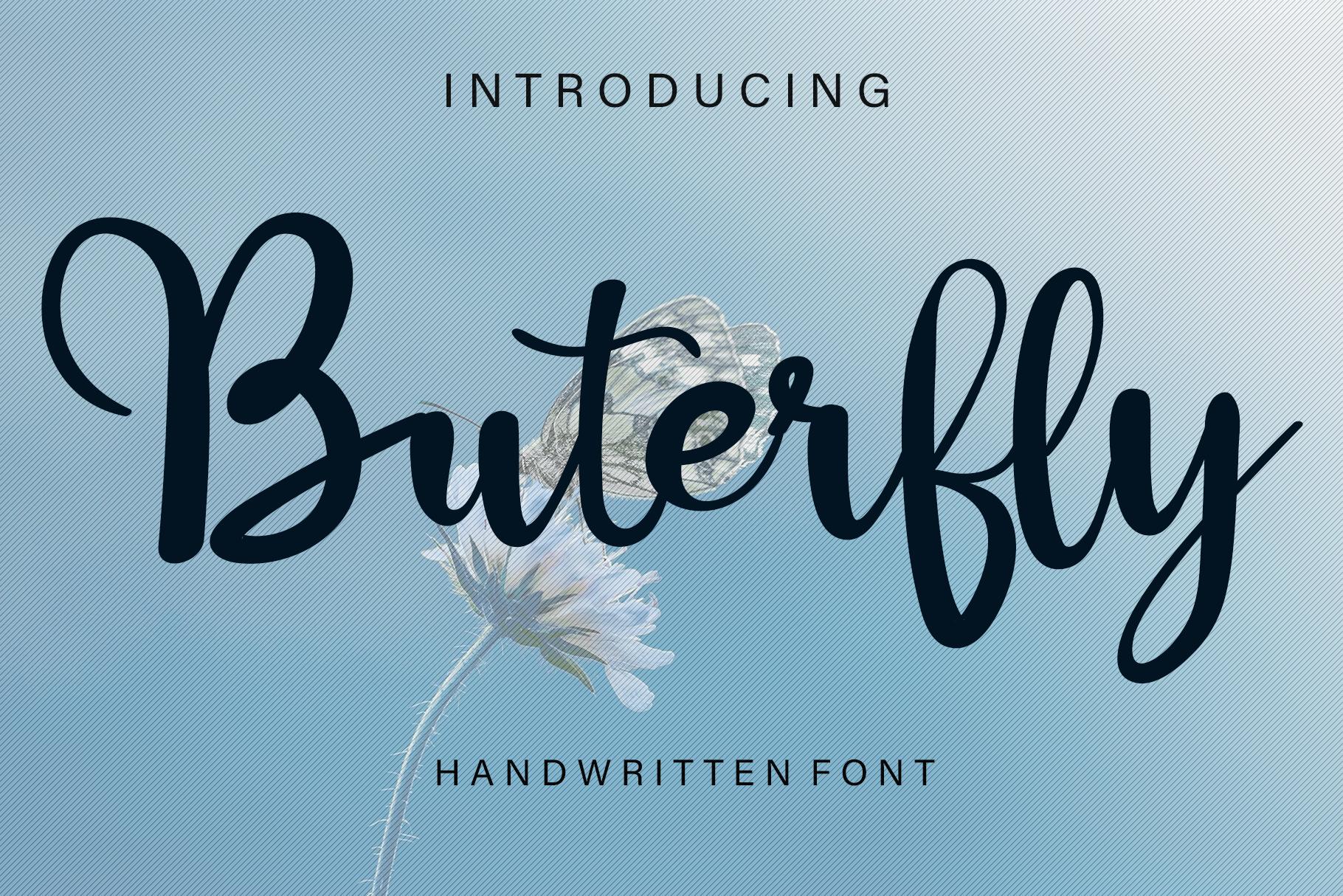 Butterfly Font
