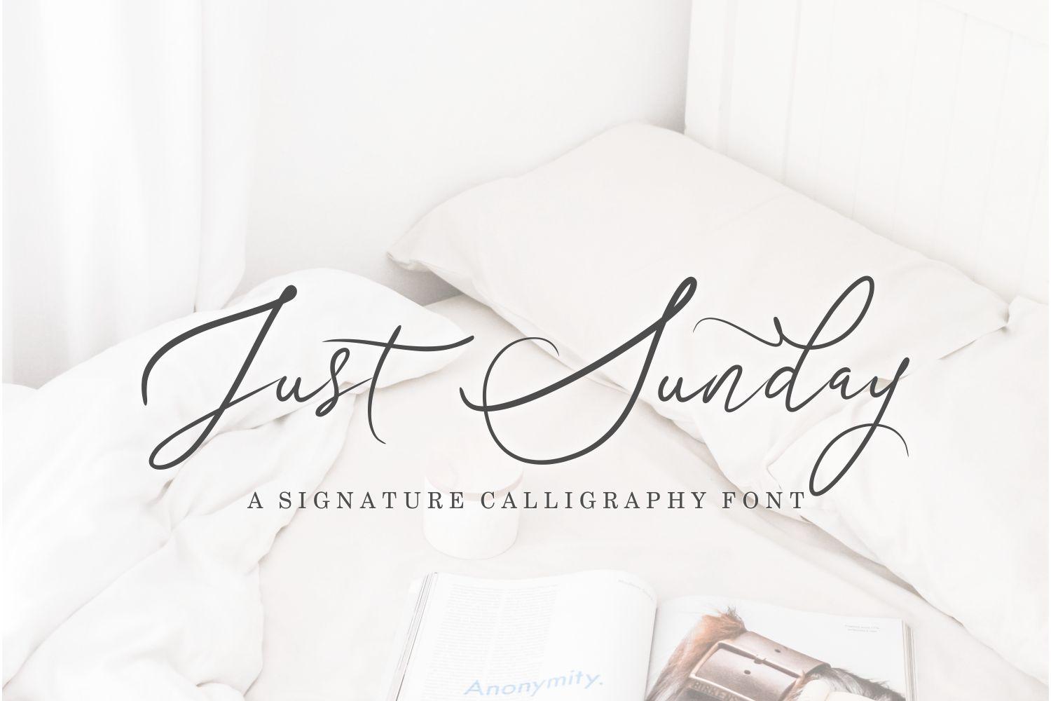 Just Sunday Font