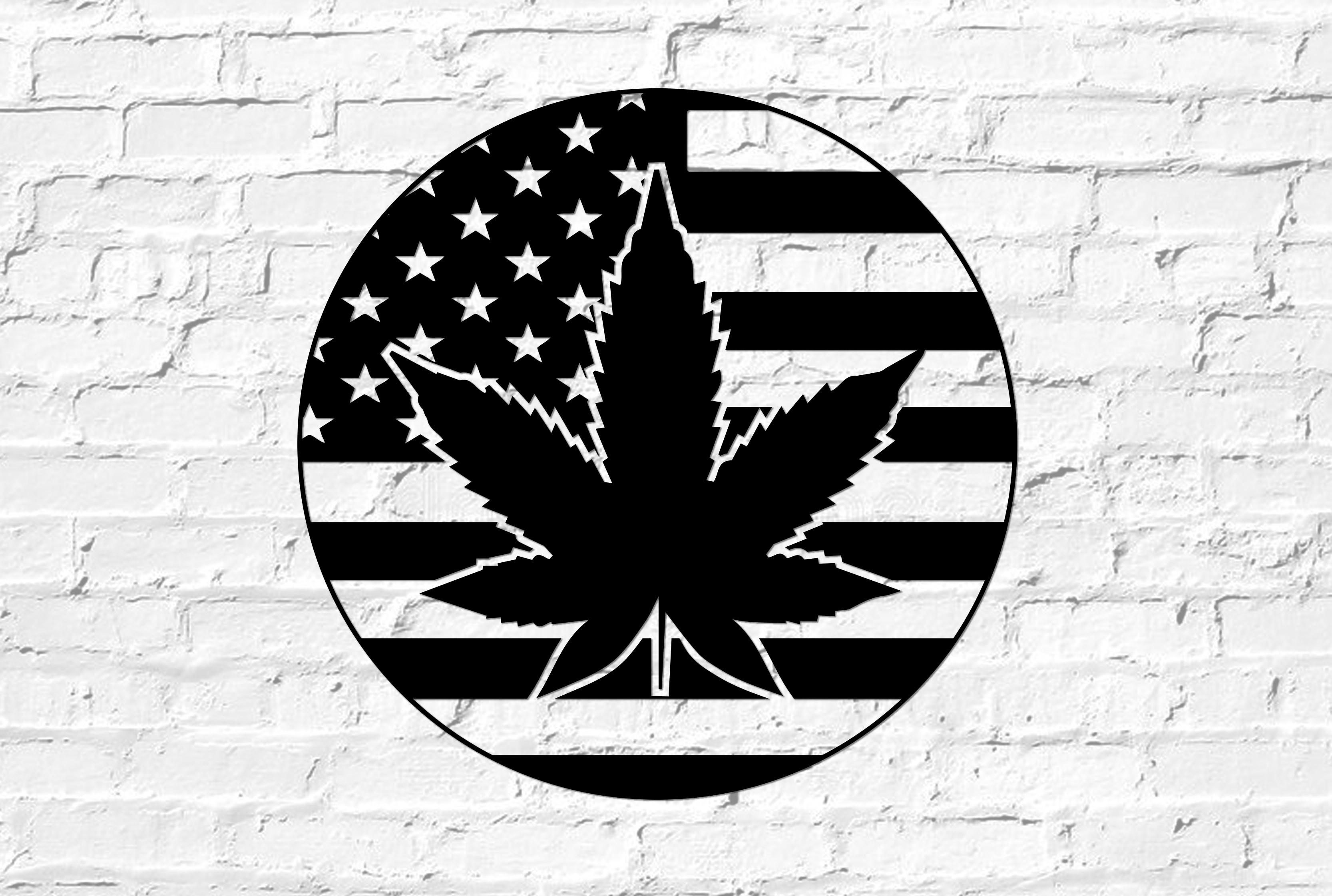 Marijuana Wall Interior Decor Crafts