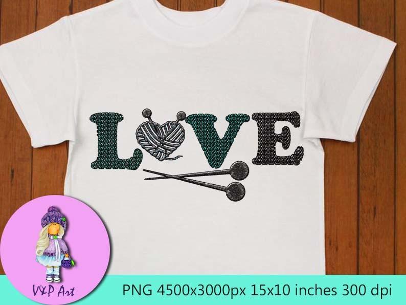 Love Knitting Sublimation