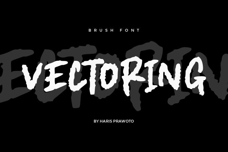 Vectoring Font