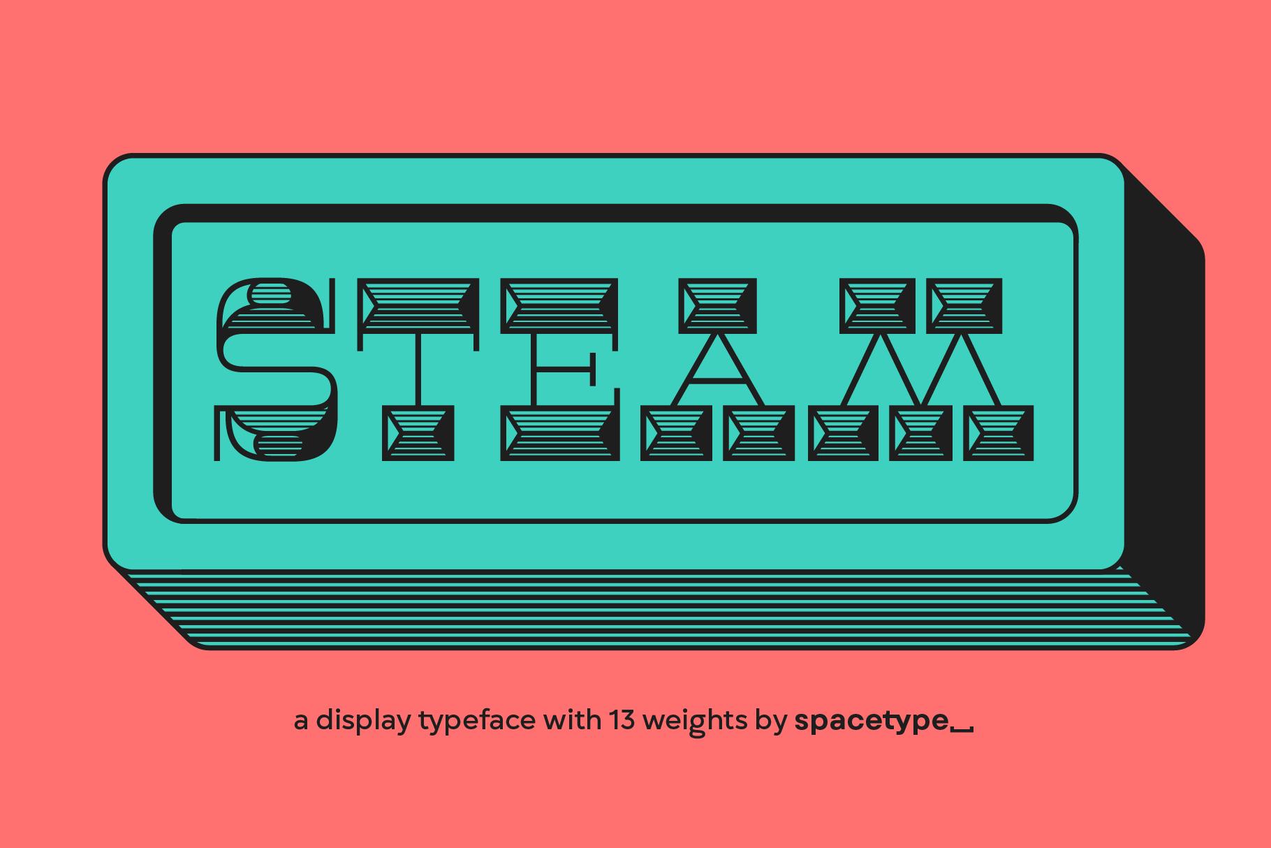 Steam Font
